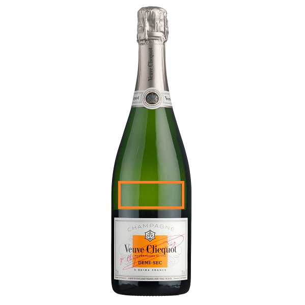 Veuve Clicquot Demi Sec Champagne Graveren / Personaliseren